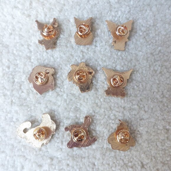 Lot of 9 SANRIO friends pins - Kuromi, My Melody, Cinnamoroll, Pompompur… - Picture 2 of 6